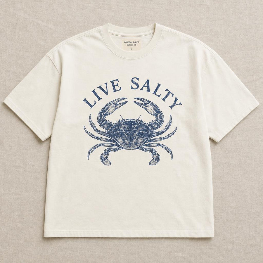 Live Salty Ivory Unisex
