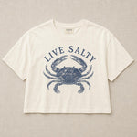 Live Salty Ivory Boxy