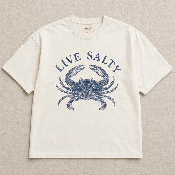 Live Salty Ivory Unisex