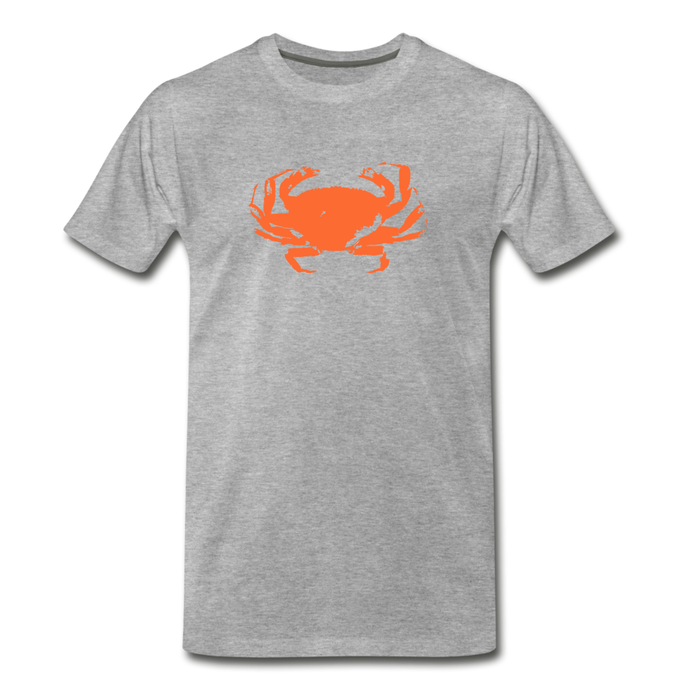 Crab Tee - heather gray
