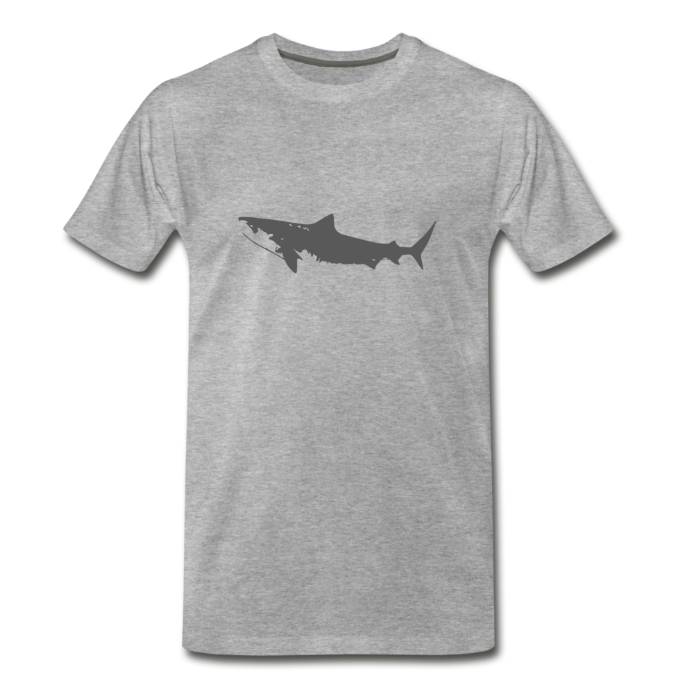 Shark Tee - heather gray