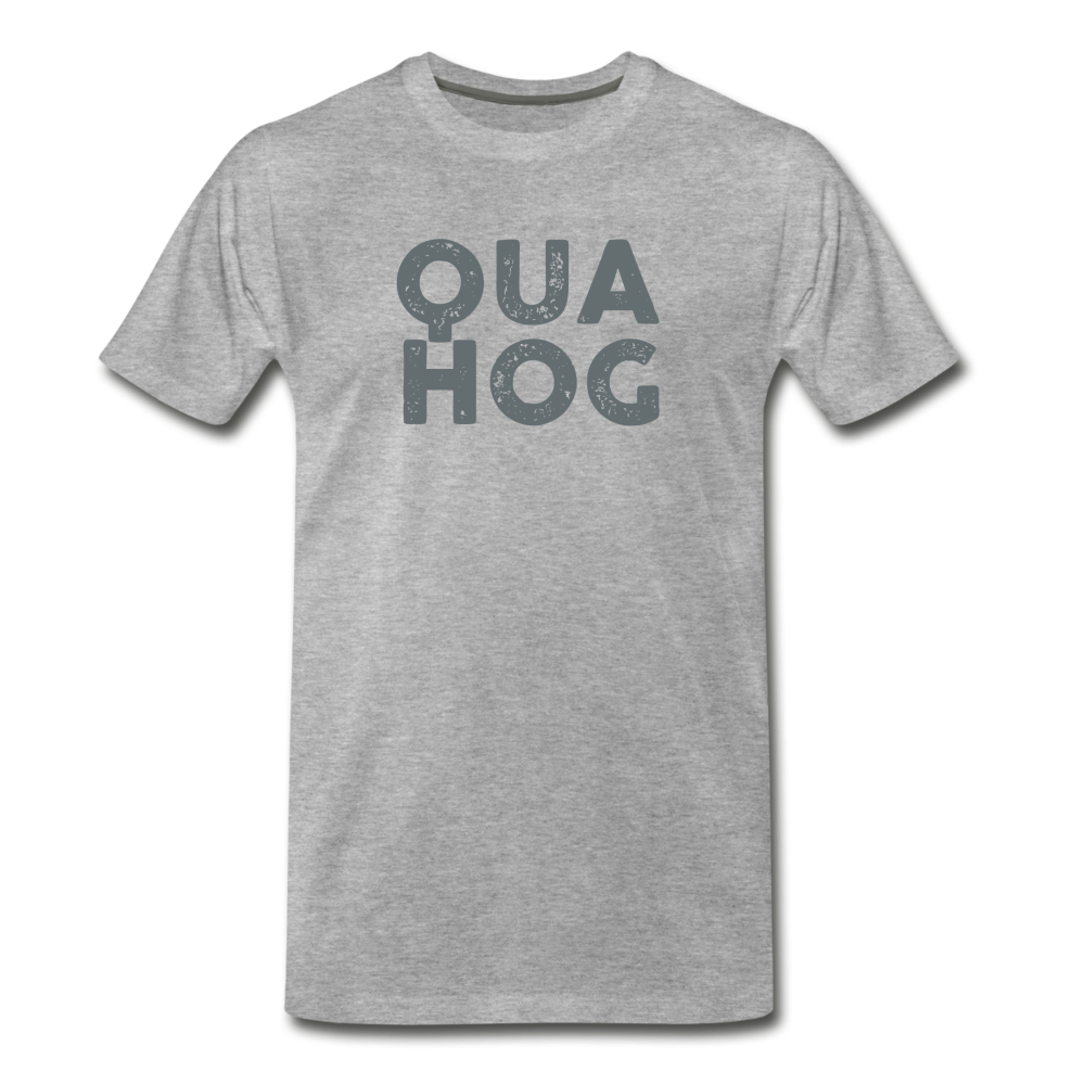 Quahog Tee - heather gray