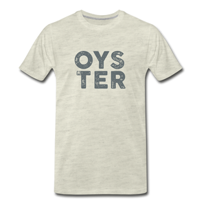 Oyster Tee - heather oatmeal